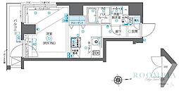 ZOOM新宿下落合 ワンルームの間取図画像