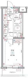 CREVISTA大塚 1Kの間取図画像