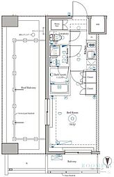 dips野方RESIDENCE 1Kの間取図画像