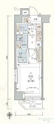 LIVCITY両国四番館 1Kの間取図画像