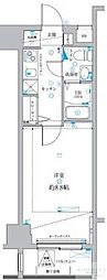 グランドコート親水公園 1Kの間取図画像