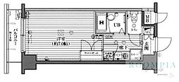 ガラ・ステージ西新宿 1Kの間取図画像