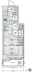 ブライズ中野哲学堂 1Kの間取図画像