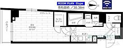 ステージグランデ新中野アジールコート 1Kの間取図画像