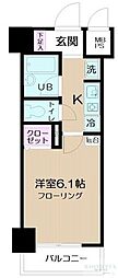 日神パレステージ三軒茶屋2 1Kの間取図画像