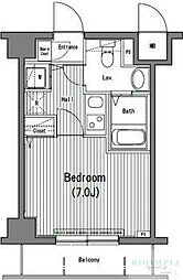 ガラ・グランディ大手町 1Kの間取図画像