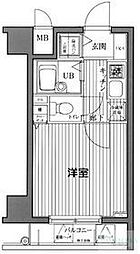 ガラ・ステージ芝公園駅前 1Kの間取図画像