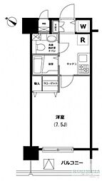 メゾン・ド・ヴィレ渋谷 1Kの間取図画像