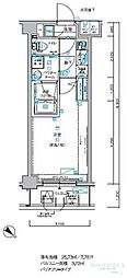 メインステージ小竹向原 1Kの間取図画像