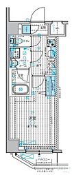 メインステージ成増 1Kの間取図画像