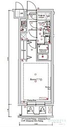 GALICIA南長崎 1Kの間取図画像