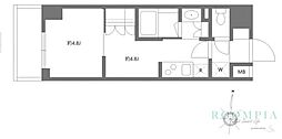 GRANPASEO清澄白河2 1DKの間取図画像