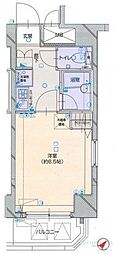 グラントゥルース東中野 1Kの間取図画像