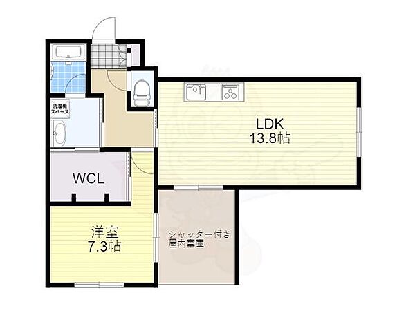 Ncoda ｜大阪府池田市神田１丁目(賃貸マンション1LDK・1階・54.72㎡)の写真 その2