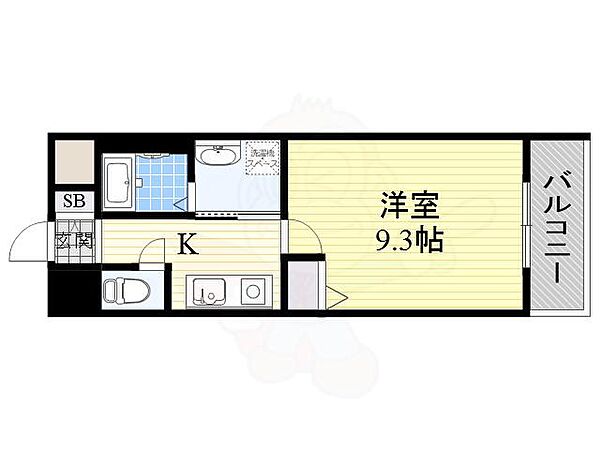 GOパレス桃山台 ｜大阪府吹田市春日１丁目(賃貸マンション1K・2階・30.03㎡)の写真 その2