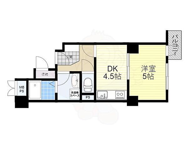 ライオンズマンション緑地公園第10 ｜大阪府豊中市寺内１丁目(賃貸マンション1DK・4階・27.74㎡)の写真 その2