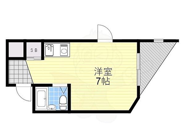 カルム山手 ｜大阪府吹田市山手町２丁目(賃貸マンション1R・3階・16.00㎡)の写真 その2