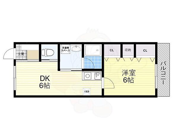 アヴィタシヨン曽根 ｜大阪府豊中市曽根東町１丁目(賃貸マンション1DK・3階・36.66㎡)の写真 その2