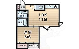 サンライフ桜塚  ｜ 大阪府豊中市北桜塚３丁目（賃貸マンション1LDK・2階・38.61㎡） その2