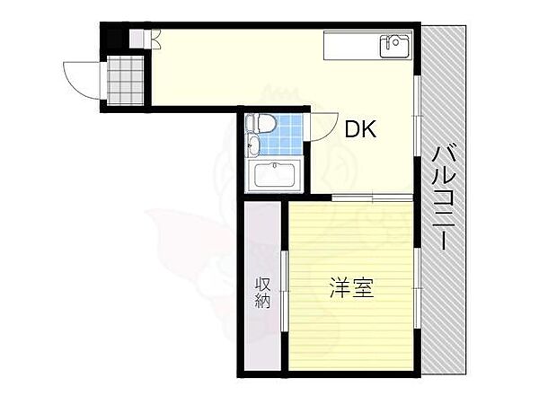 エタニ第1ビル ｜大阪府吹田市豊津町(賃貸マンション1DK・6階・29.28㎡)の写真 その2