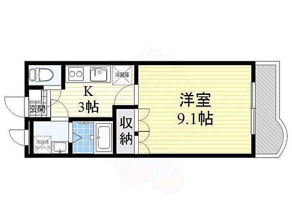 アシューレ彩都 ｜大阪府箕面市彩都粟生南２丁目(賃貸マンション1K・2階・30.96㎡)の写真 その2