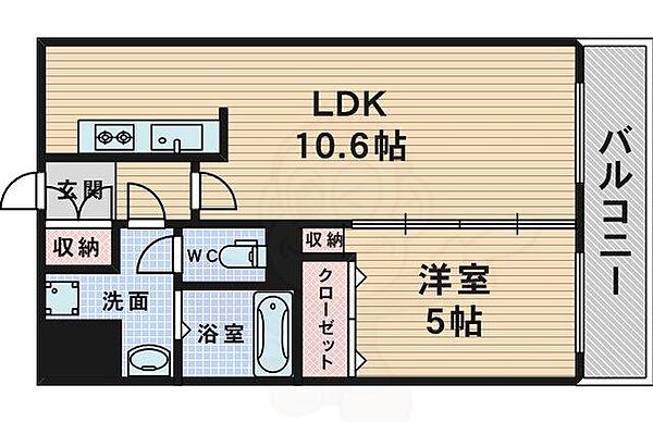 アーバネックス豊中桜塚 ｜大阪府豊中市中桜塚３丁目(賃貸マンション1LDK・3階・36.32㎡)の写真 その2