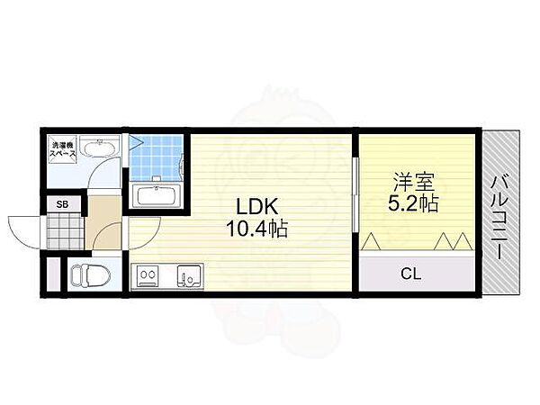 アート曽根 ｜大阪府豊中市利倉東１丁目(賃貸アパート1LDK・2階・38.09㎡)の写真 その2