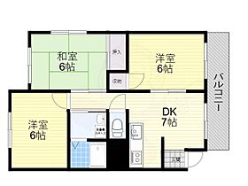 第2メゾンユタカ  ｜ 大阪府豊中市岡上の町４丁目（賃貸マンション3DK・2階・55.00㎡） その2