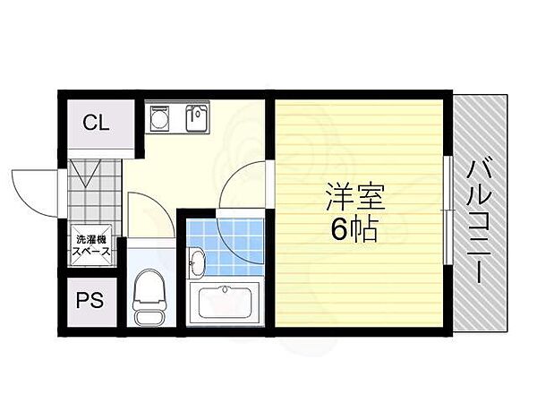 ウエストコート江坂 ｜大阪府吹田市江坂町２丁目(賃貸マンション1K・2階・20.00㎡)の写真 その2