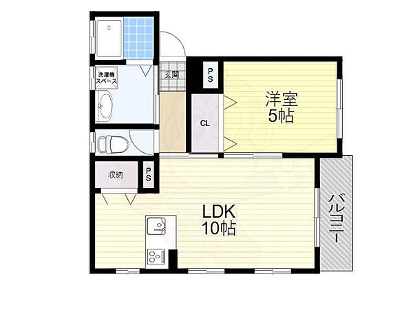 ラ・フォーレ三和 ｜大阪府豊中市三和町３丁目(賃貸マンション1LDK・2階・40.69㎡)の写真 その2