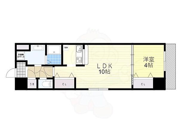 アンフィニ8 ｜大阪府吹田市片山町１丁目(賃貸マンション1LDK・8階・34.74㎡)の写真 その2