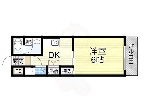 アティーズ安威 ｜大阪府吹田市南高浜町(賃貸マンション1DK・4階・26.20㎡)の写真 その2