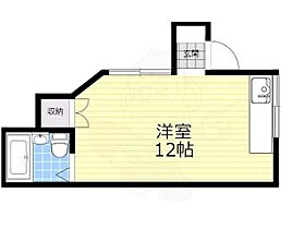 塩川ワンルーム  ｜ 兵庫県川西市小花１丁目（賃貸テラスハウス1R・2階・22.87㎡） その2