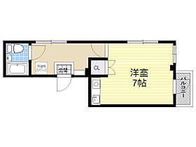 鶴之荘ハイツ  ｜ 兵庫県川西市小戸１丁目（賃貸マンション1K・4階・22.77㎡） その2