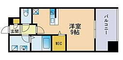 トラストレジデンス博多駅南 ワンルームの間取図画像