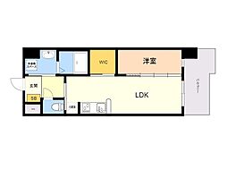 ＬＩＦＥＦＩＥＬＤ国際空港前 10階1LDKの間取り