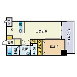間取図画像 1LDK