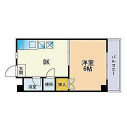 間取図画像 1DK