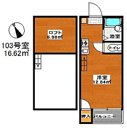間取図画像 ワンルーム