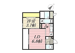 (仮称)Cherim香住ケ丘 1LDKの間取図画像