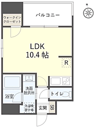 TOWERS香椎駅前 ワンルームの間取図画像