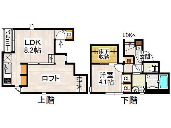 CB千鳥フィオーレ_間取り_0