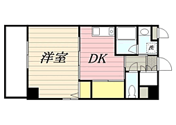 リッチフィールド・アズサ 1Kの間取図画像