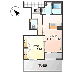 物件の間取り