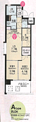物件の間取り