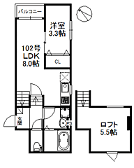 物件の間取り