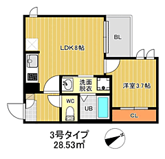 物件の間取り