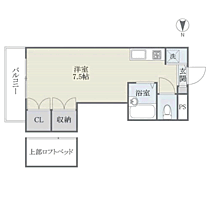 シャトー98 102 ｜ 福岡県福岡市東区松島１丁目（賃貸マンション1R・1階・22.68㎡） その2