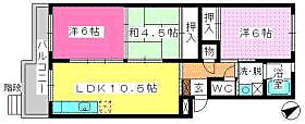 アベニュー88 102 ｜ 福岡県福岡市東区筥松３丁目（賃貸マンション3LDK・1階・62.66㎡） その2