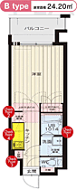 福岡県福岡市東区千早５丁目（賃貸マンション1K・9階・24.20㎡） その2